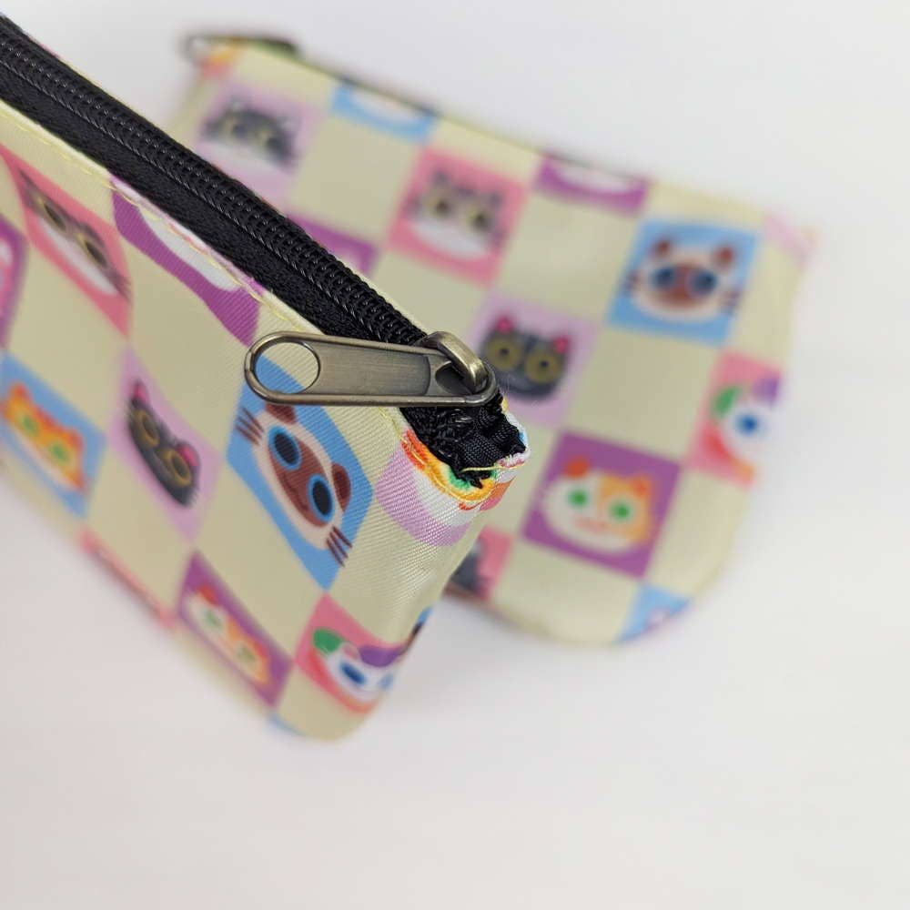 Pastel Cat Trinket Wallet Pouch