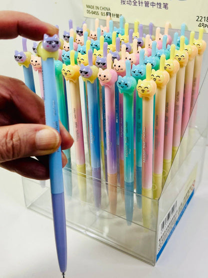 Cat Tail Colors Gel Pen