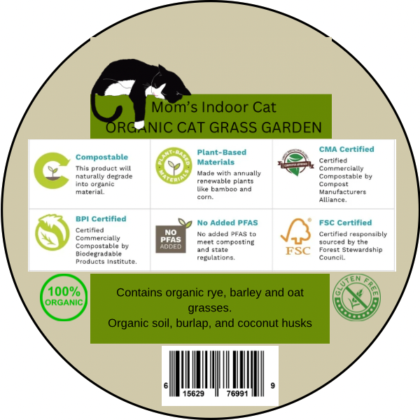 Compostable Cat Grass Cup