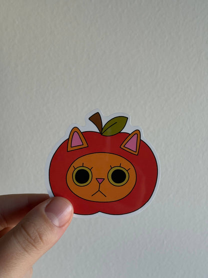 Apple Cat Sticker