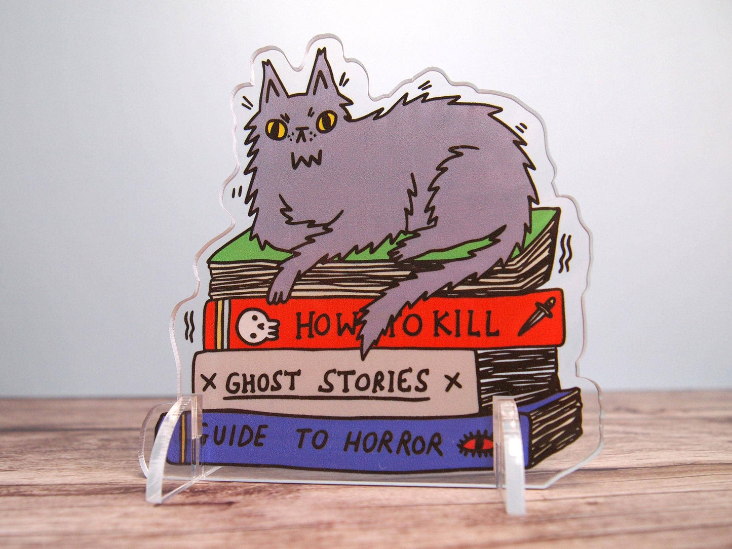 Spooky Cat Acrylic Desk Pet Standee Ornament