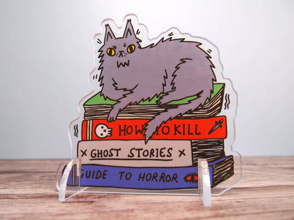 Spooky Cat Acrylic Desk Pet Standee Ornament