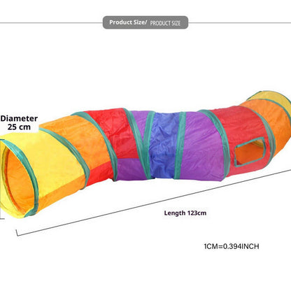 Rainbow Cat Wavy Tunnel