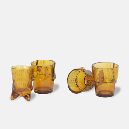 Ginger Kitty Stackable Glasses