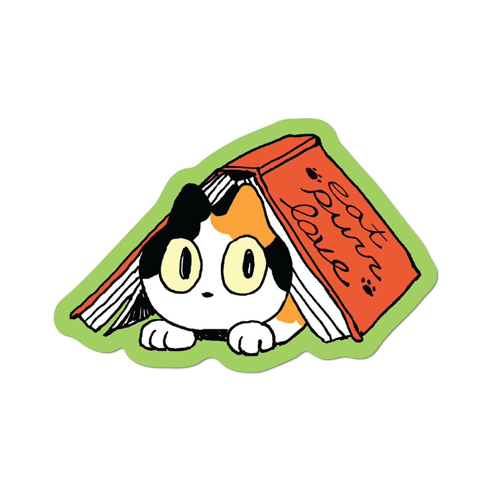 Eat Purr Love by Apply - Die-Cut Sticker