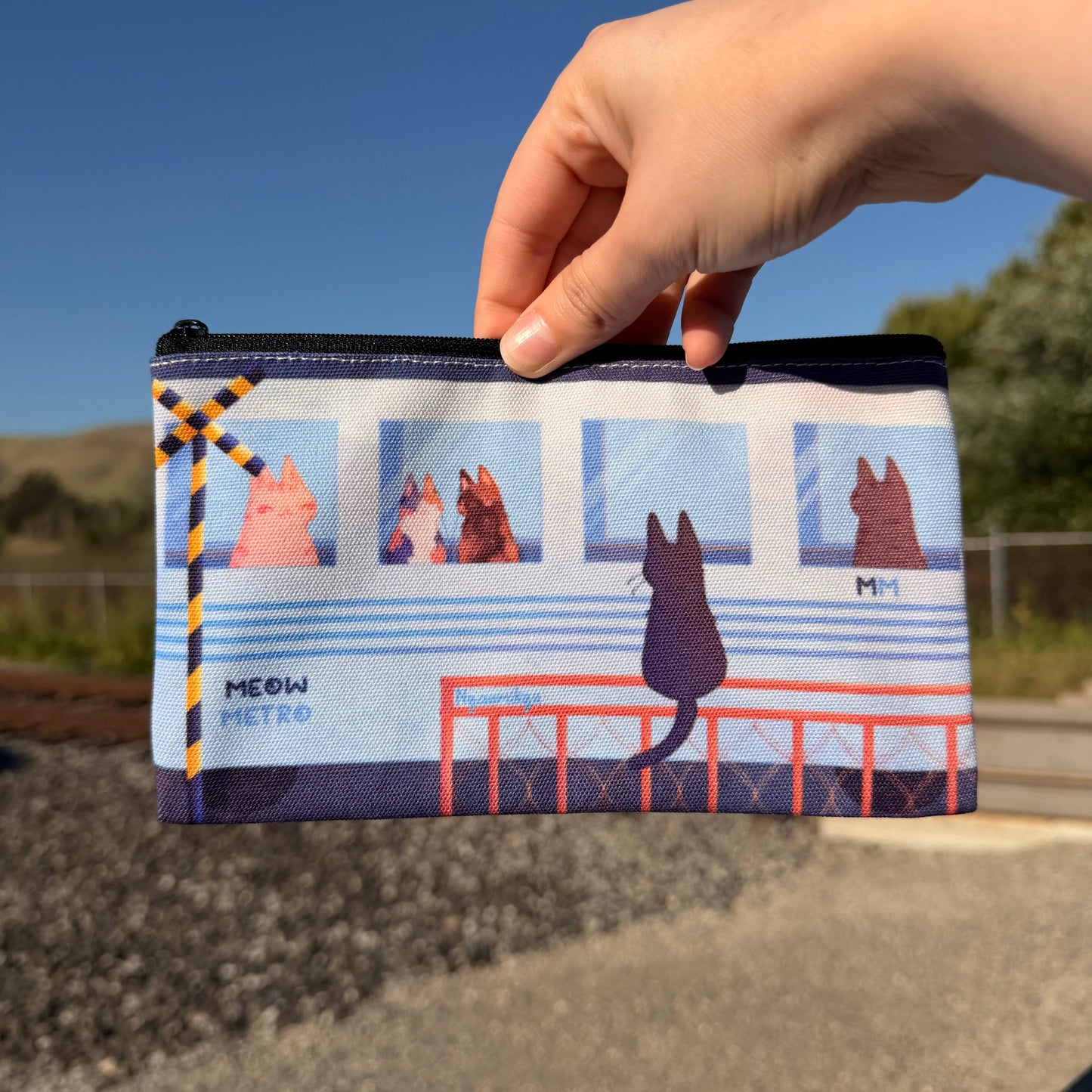 Meow Metro Cats Pouch