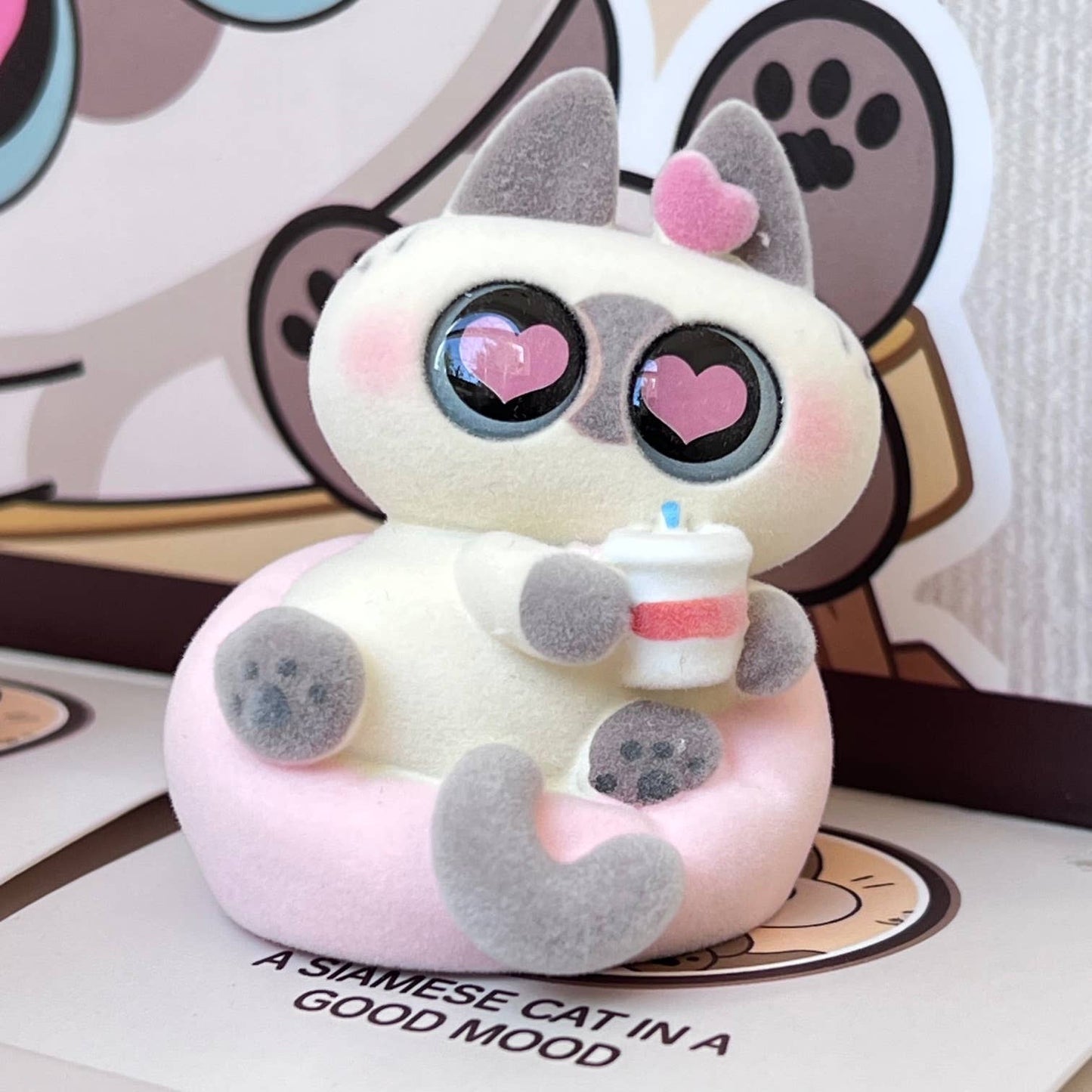 Big Eyed Cat Figurine Blind Box