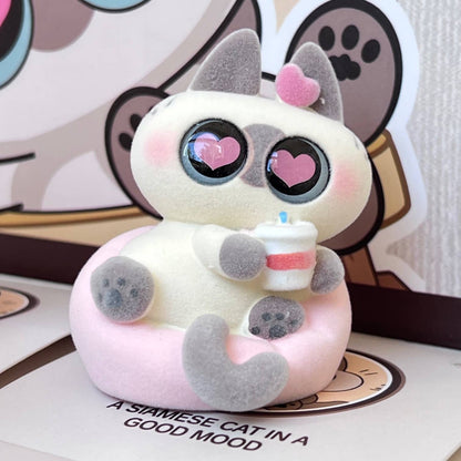 Big Eyed Cat Figurine Blind Box