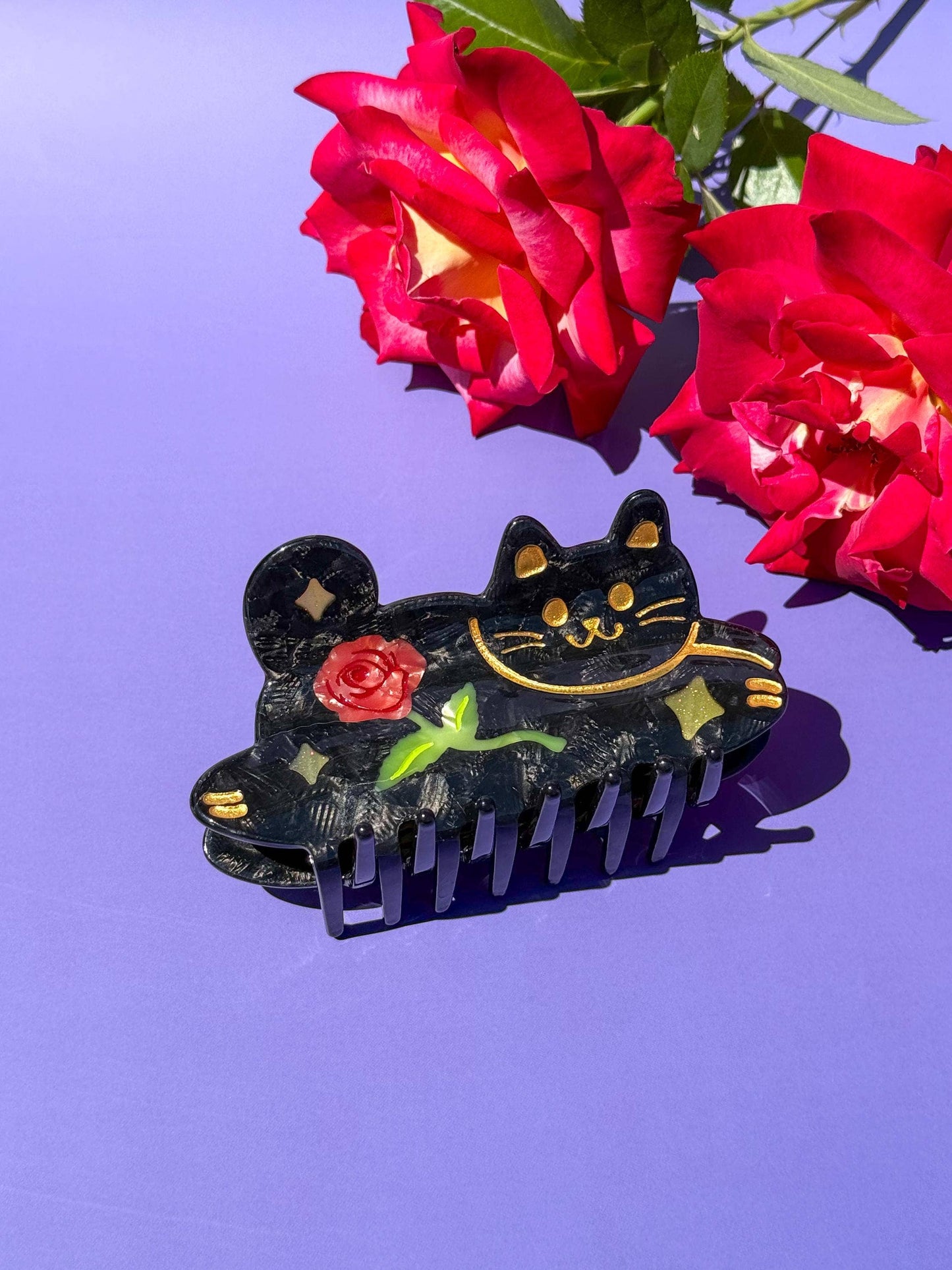 Romance Cat Hair Claw Clip