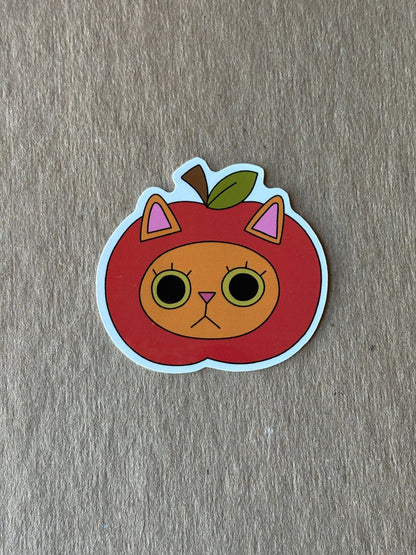 Apple Cat Sticker
