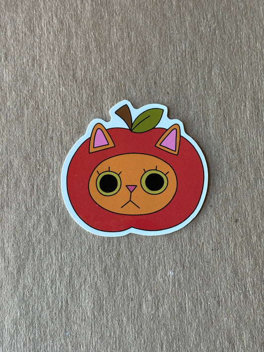 Apple Cat Sticker