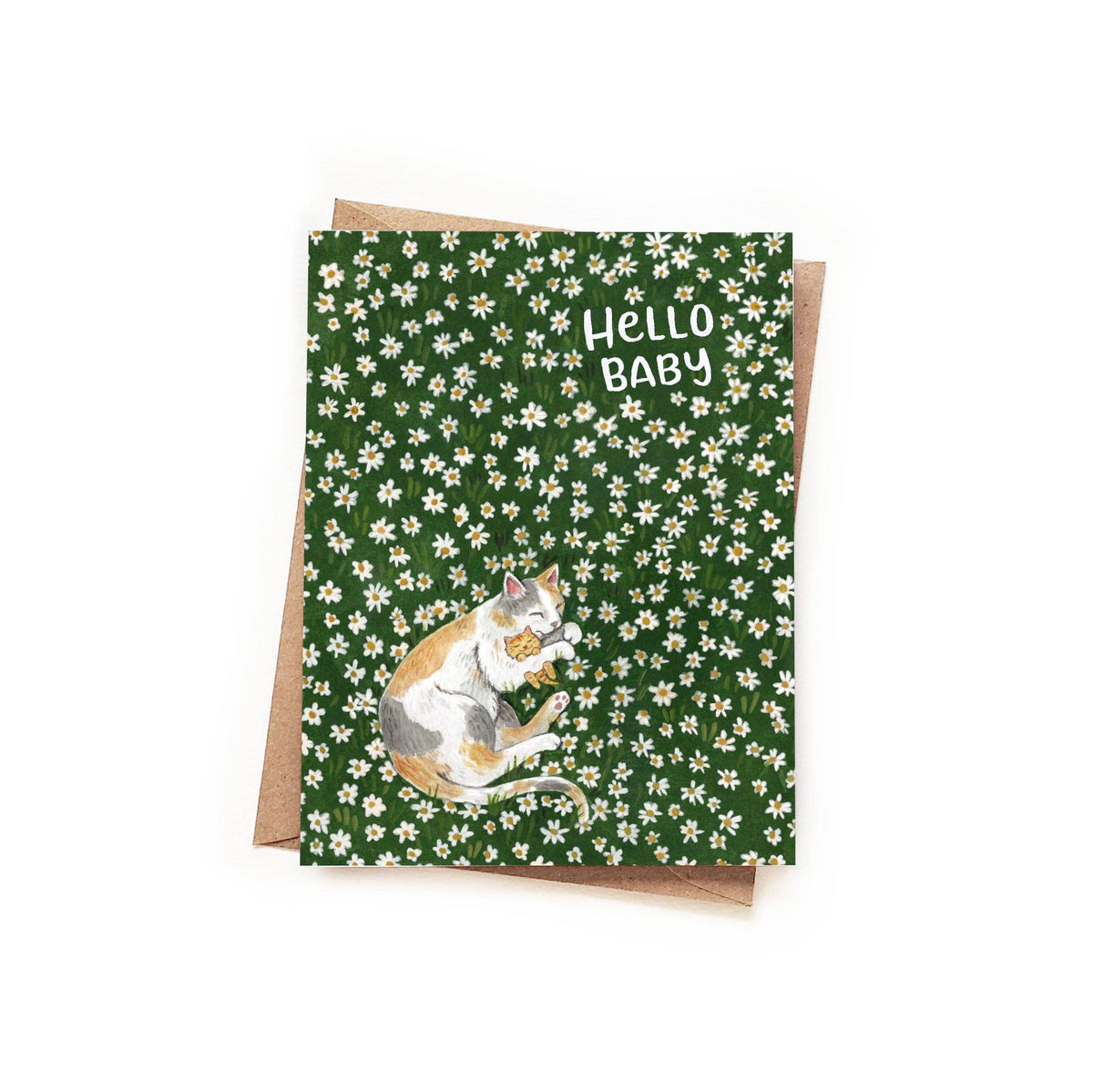 Hello Baby Cat + Kitten Daisy Field
