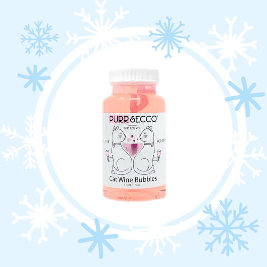 Purrsecco Cat Wine Bubbles Non-Toxic Catnip Bubbles for Cats