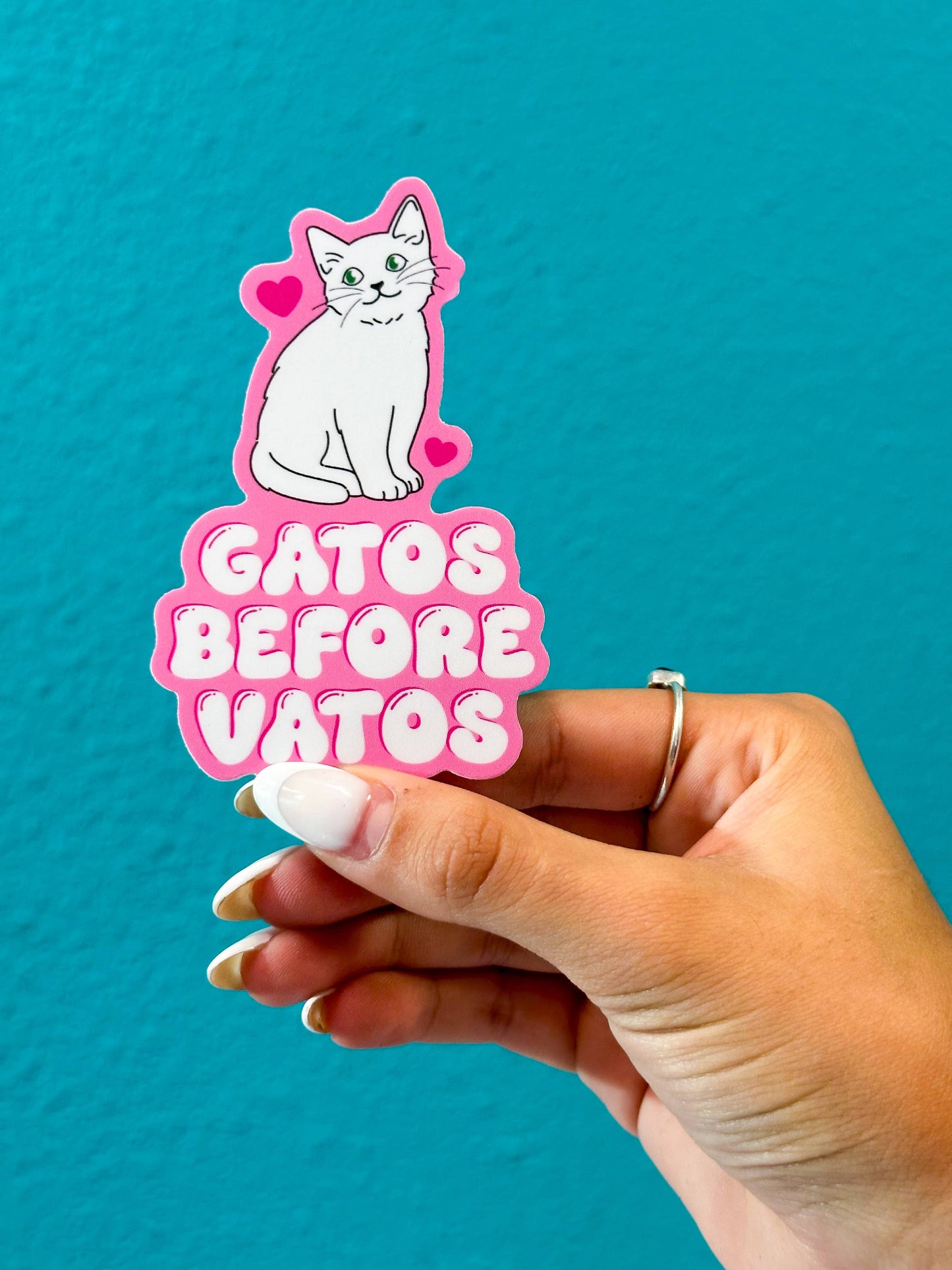 The Hissin' Kitten - Gatos Before Vatos Sticker