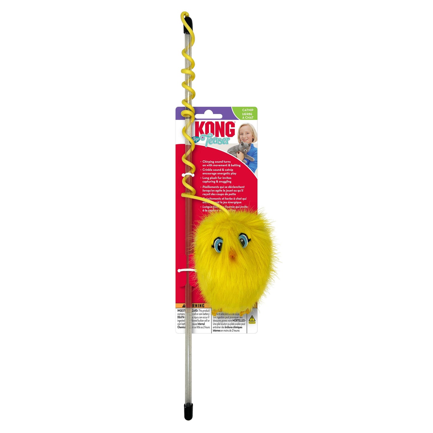 Pet Palette Distribution - KONG® Teaser Chirpz Chick Cat Toy