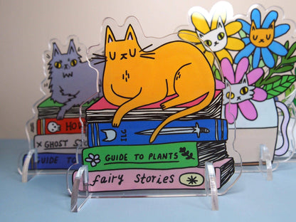 Acrylic Cat Desk Ornament Standee Trinket