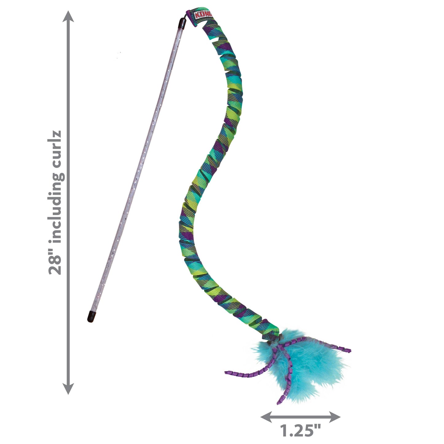 Pet Palette Distribution - KONG® Teaser Curlz Cat Toy
