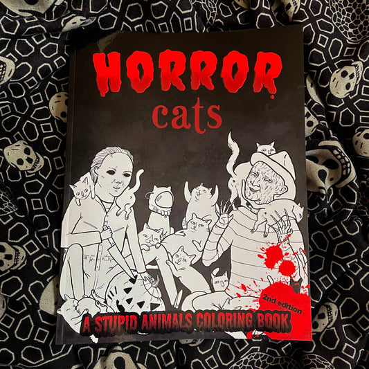 Stupid Animal Shop - Horror Cats Coloring Book - 2nd edition