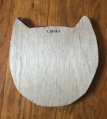 Hot Pink Tufted Cat Mirror