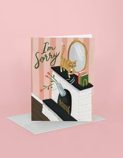 Idlewild Co. - Sorry Cat Greeting Card