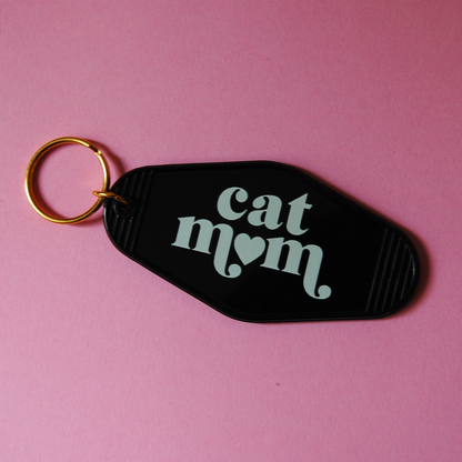 A Shop of Things - Cat Mom Keychain