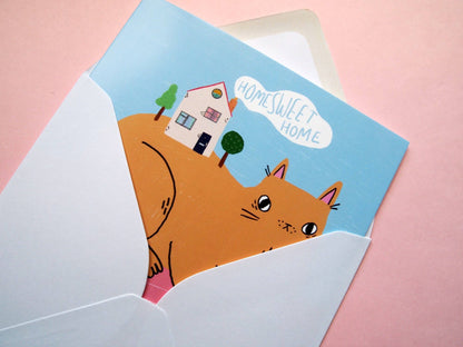 I LIKE CATS - New Home Housewarming Card