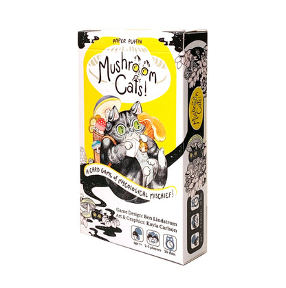 Paper Puffin - Mushroom Cats! A Card Game of Mycological Mischief