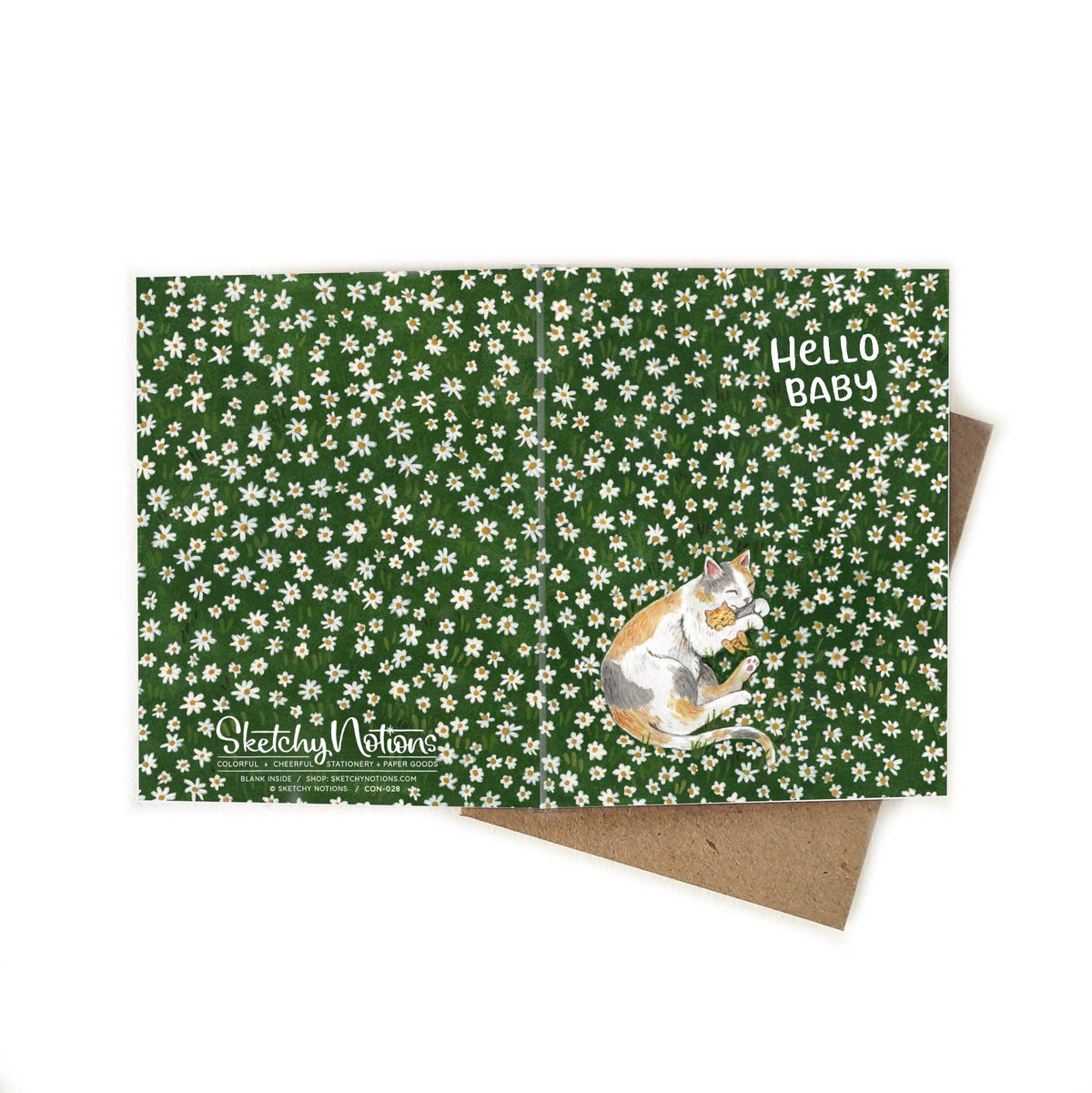 Hello Baby Cat + Kitten Daisy Field