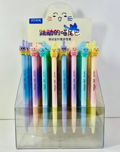 Cat Tail Colors Gel Pen