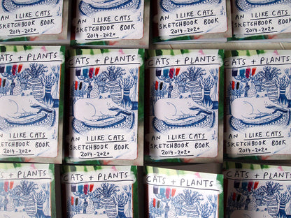 Cats and Plants Sketchbook Book