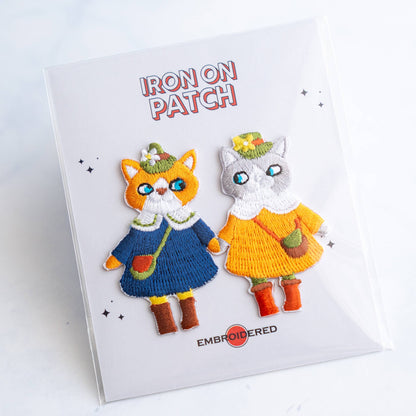 U PLUS INC - Cute Cat character Patches - Iron on Patch