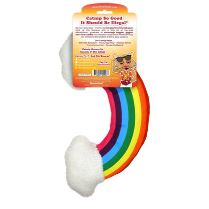 Get Kickin' Rainbow Refillable Kicker Cat Toy
