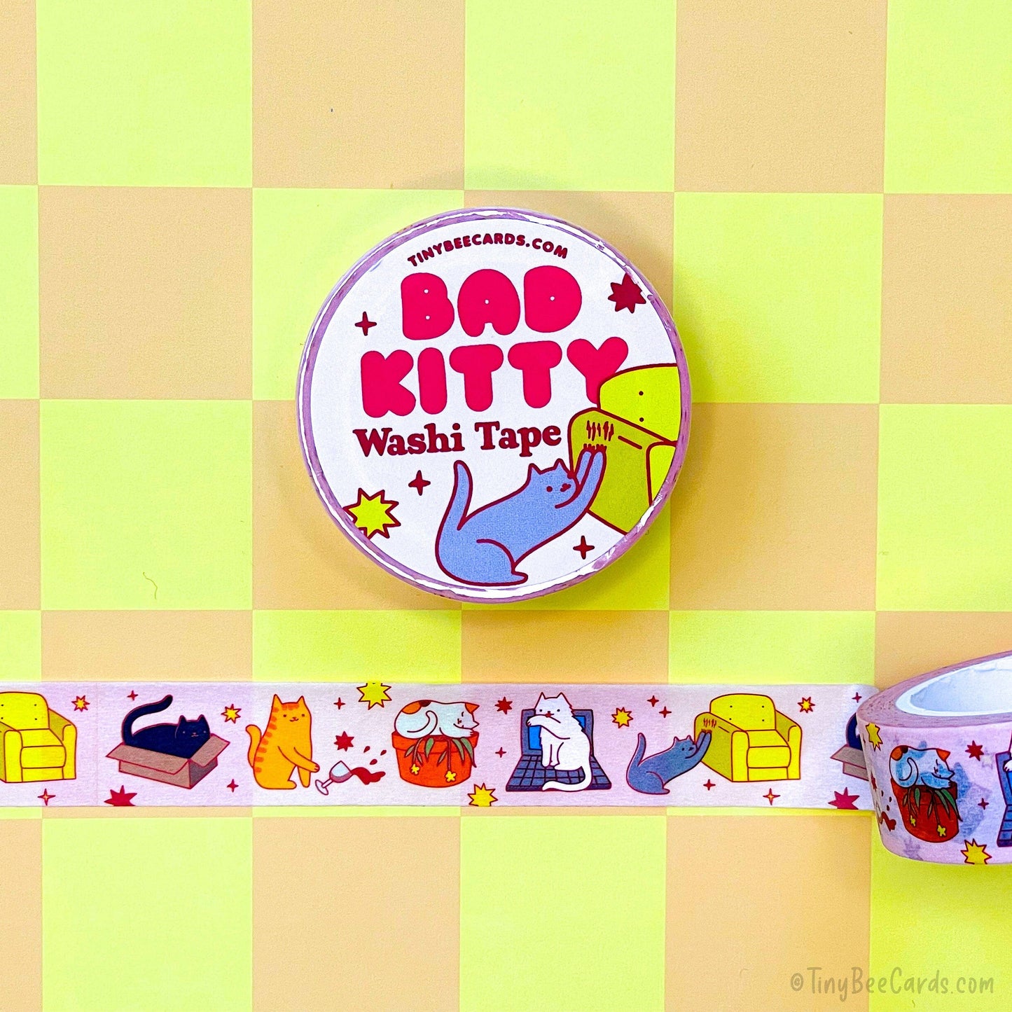 Bad Kitty Washi Tape