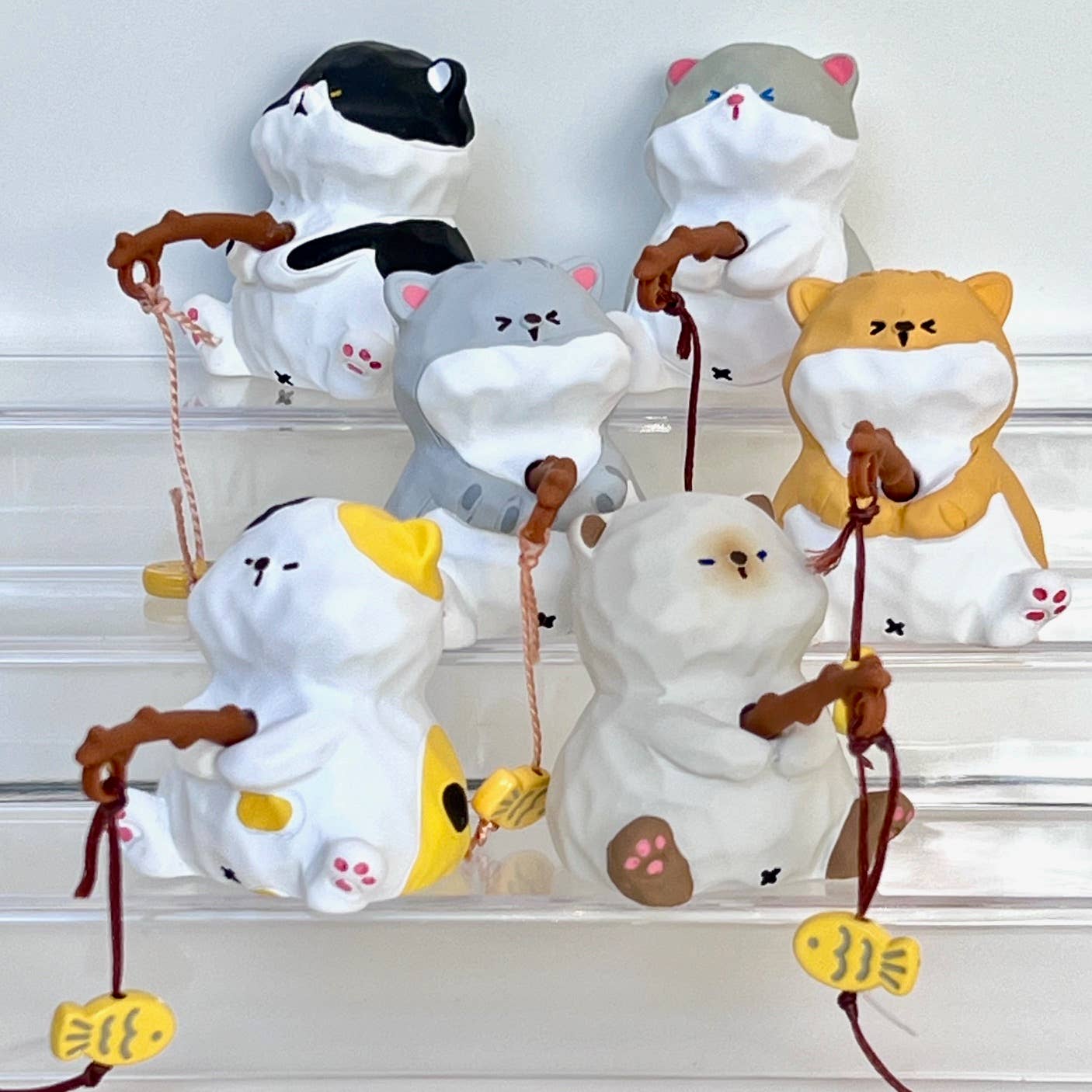 BCmini - 71322 Fishing Cat Family Blind Box-6