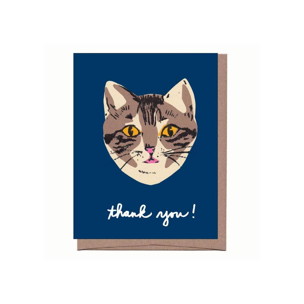 Cat Thank You Greeting Card