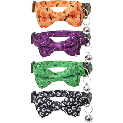 Halloween Breakaway Cat Bowtie Collar