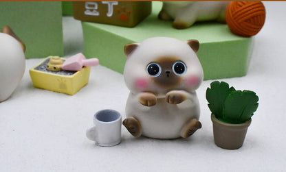 Playful Cats Figurine Blind Box