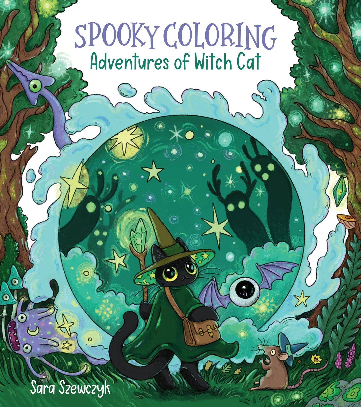 Spooky Coloring: Adventures Of Witch Cat