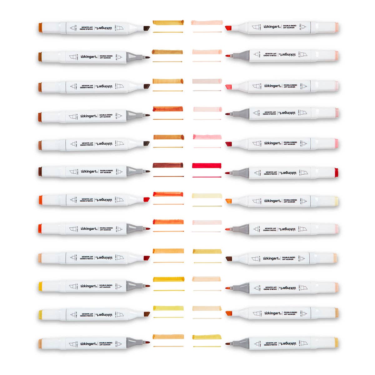 PRO Double-Ended Alcohol Markers - 24 Portrait Colors