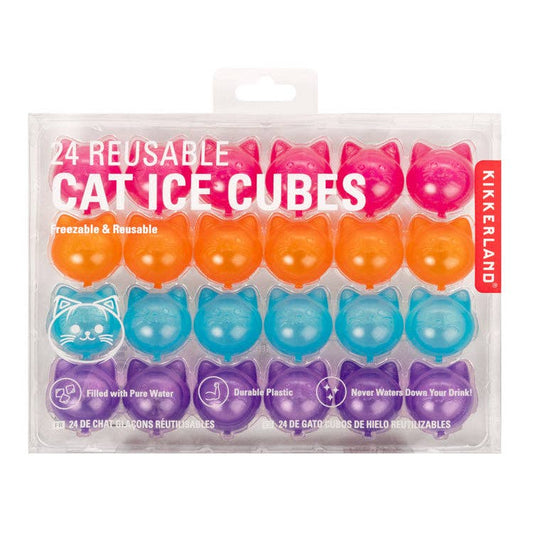 24 Reusable Cat Ice Cubes