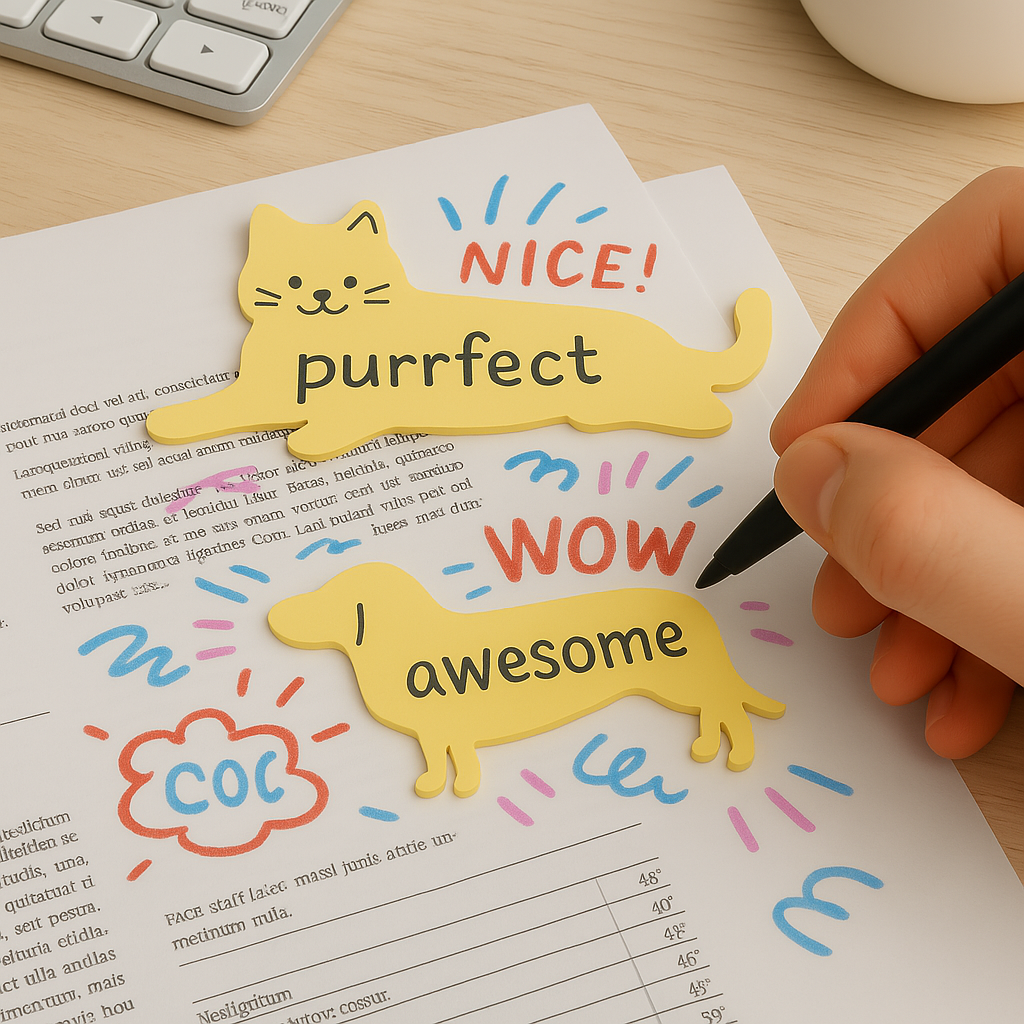Cat Sticky Notes