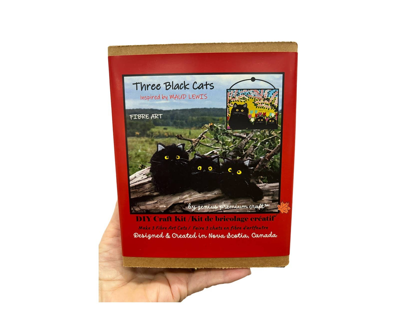 Genius Premium Craft - Maud Lewis-Inspired DIY Fiber Art Kit