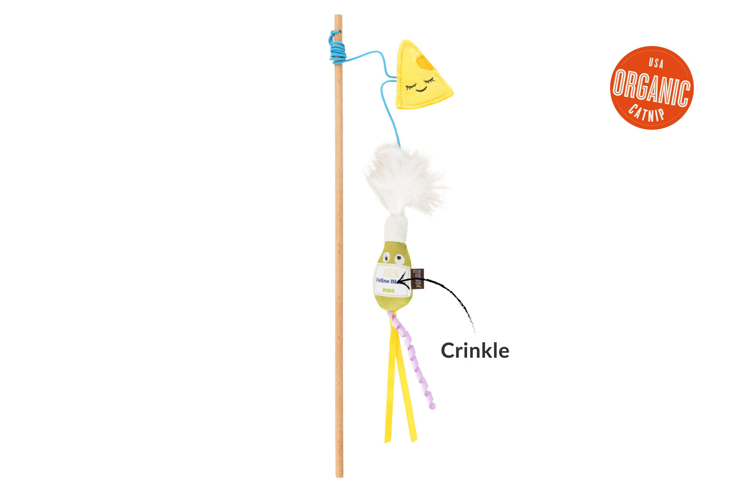 Feline Frenzy Wand Toy - Feline Blanc