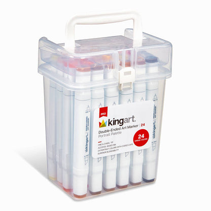 PRO Double-Ended Alcohol Markers - 24 Portrait Colors