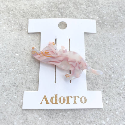 Adorro - Stella | Cute Stretching Cat Eco-Friendly Hair Clip