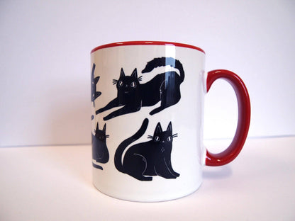 Black Cats Coffee Mug