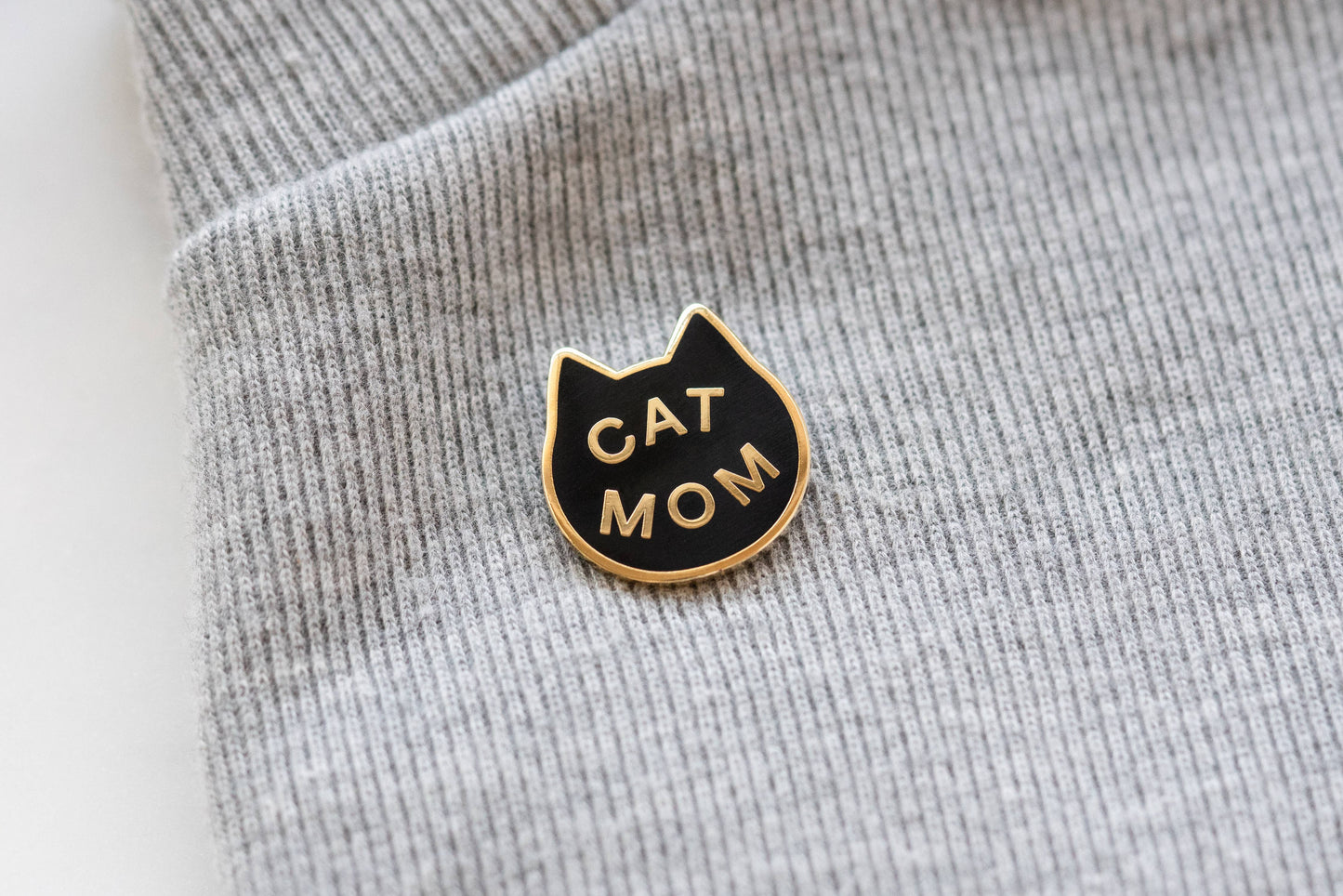 Cat Mom Pin