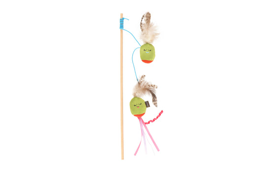 Feline Frenzy Wand Toy - Purrfectly Pitted