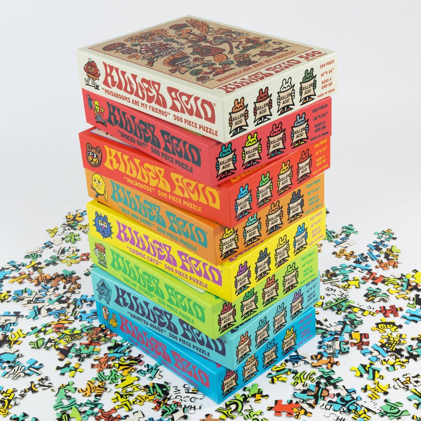 Killer Acid - Cosmic Cats Puzzle