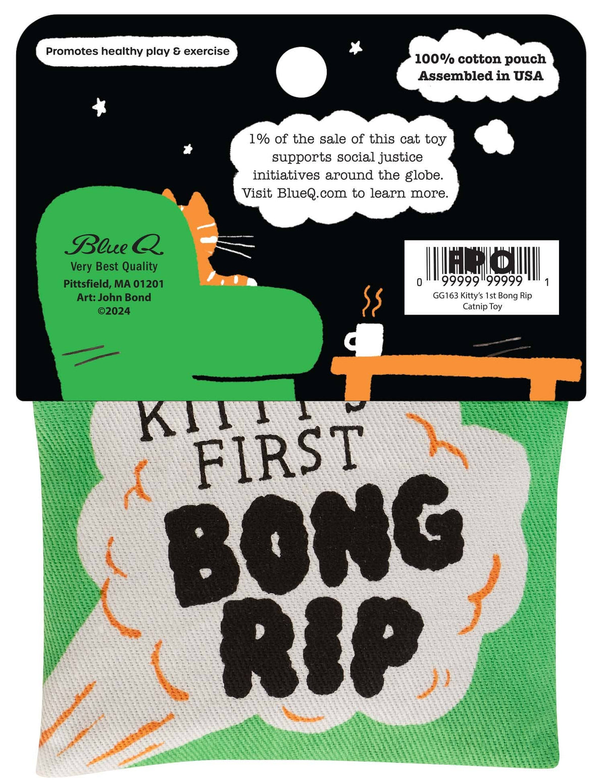 Kitty's 1st Bong Rip CatnipToy